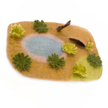 Load image into Gallery viewer, Tara Treasures Felt Safari Playmat Playscape
