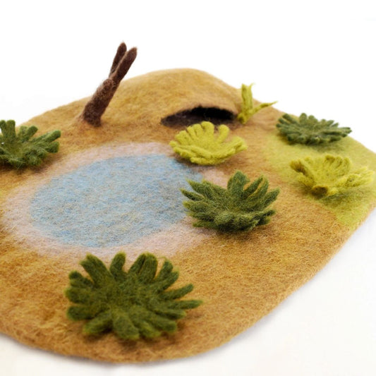 Tara Treasures Felt Safari Playmat Playscape