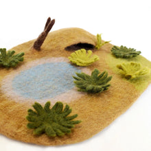Load image into Gallery viewer, Tara Treasures Felt Safari Playmat Playscape
