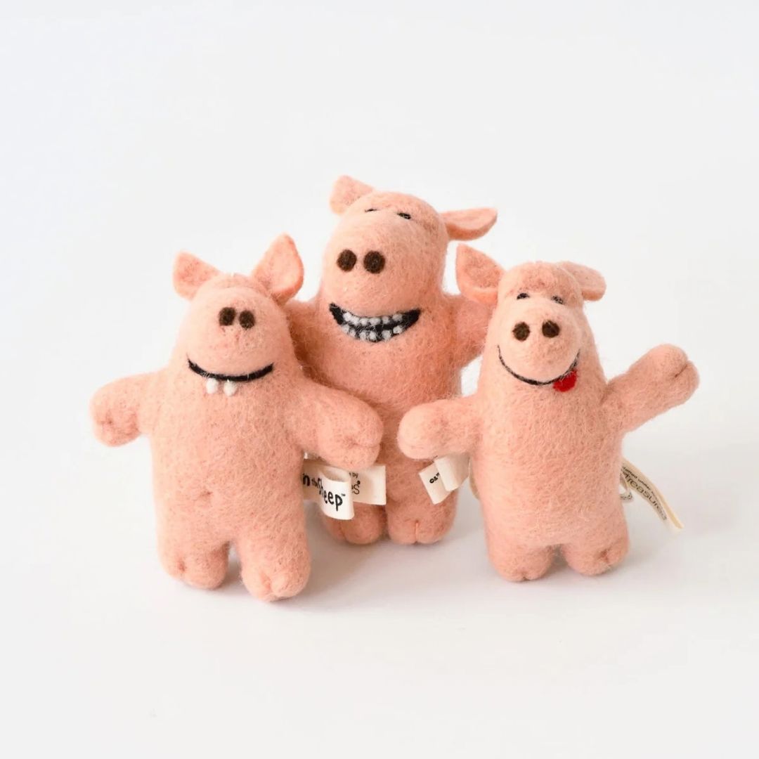Tara Treasures Shaun The Sheep - Naughty Pigs (Set of 3)