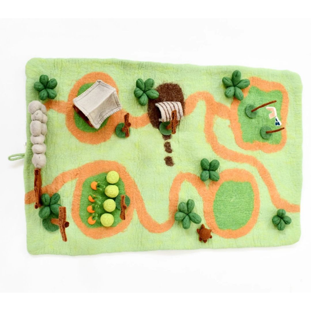 Tara Treasures Large Shaun The Sheep - Mossy Bottom Farm Play Mat