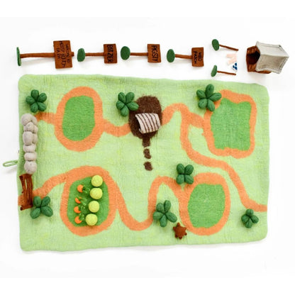 Tara Treasures Large Shaun The Sheep - Mossy Bottom Farm Play Mat