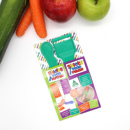 Original Kiddies Food Kutter & Safety Peeler Twin Pack