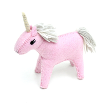 Load image into Gallery viewer, Tara Treasures Felt Unicorn Toy
