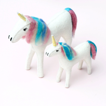 Load image into Gallery viewer, Tara Treasures Felt Unicorn Toy
