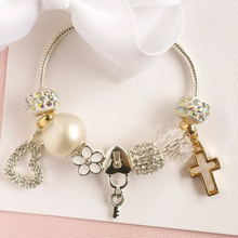 Load image into Gallery viewer, Lauren Hinkley Cross Charm Bracelet
