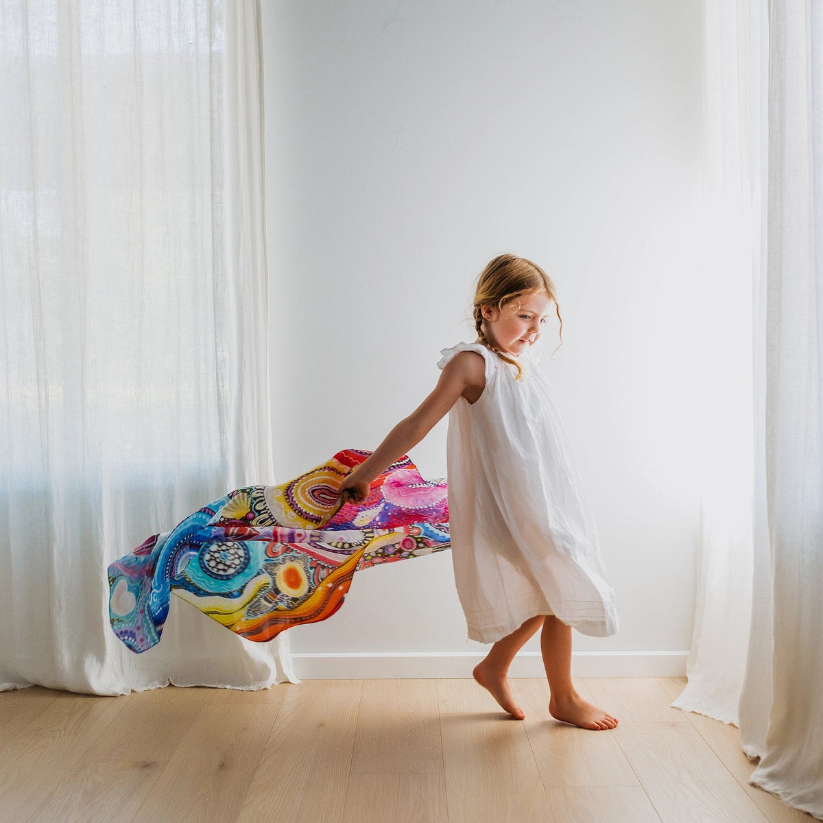 Play Silkies Indigenous ‘Wani-Wani Watina’ Print Silk