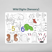 Load image into Gallery viewer, HeyDoodle Sensory Mat - Wild Digits
