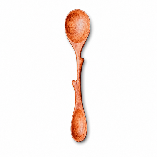 Wooden Hand-Carved Wild Measure Spoon