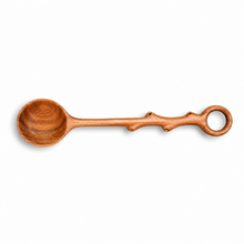 Load image into Gallery viewer, Wooden Hand-Carved Bubble and Scoop Spoon
