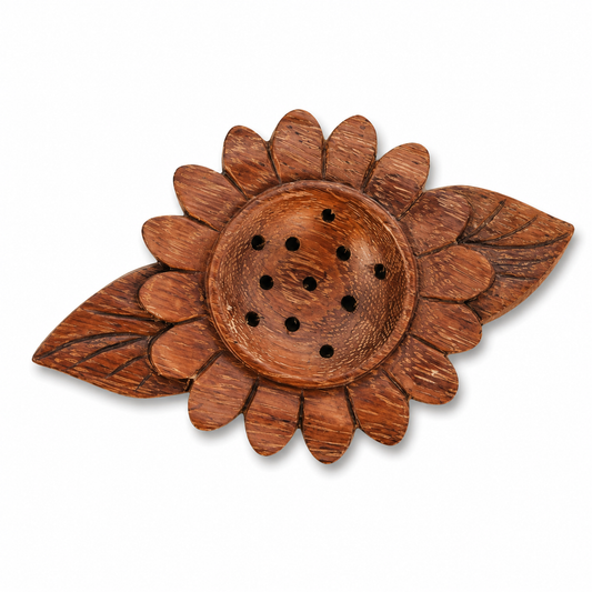 Wooden Hand-Crafted Daisy Strainer