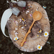 Load image into Gallery viewer, Wooden Hand-Carved Branch Spoon
