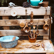 Load image into Gallery viewer, Wooden Hand-Carved Twig Spoon
