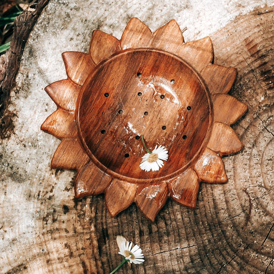 Wooden Hand-Crafted Sun Strainer