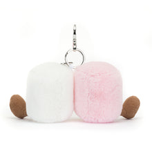 Load image into Gallery viewer, Jellycat Amuseables Marshmallows Bag Charm
