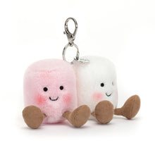 Load image into Gallery viewer, Jellycat Amuseables Marshmallows Bag Charm
