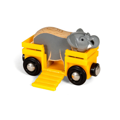 BRIO 2pc Elephant and Wagon