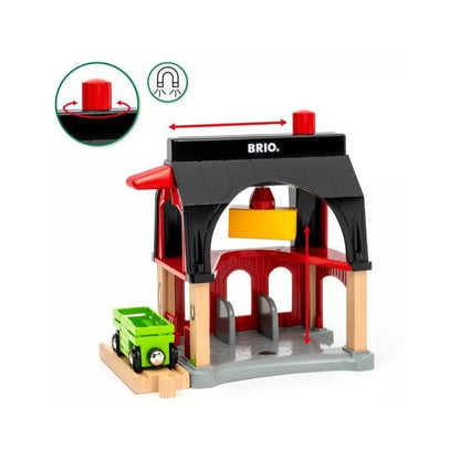 BRIO 6pc Animal Barn Set