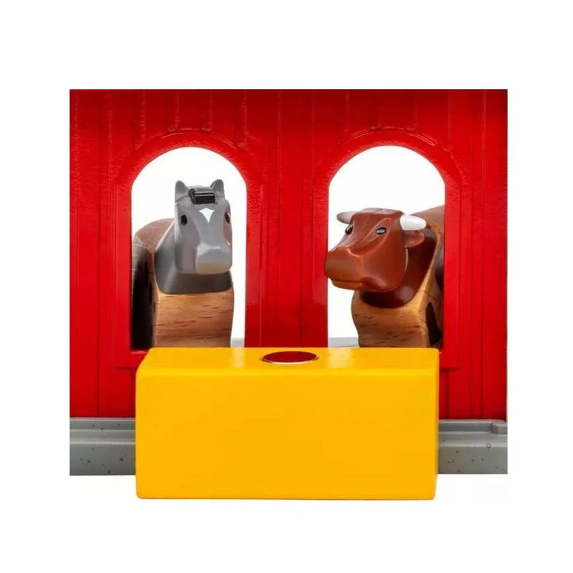 BRIO 6pc Animal Barn Set