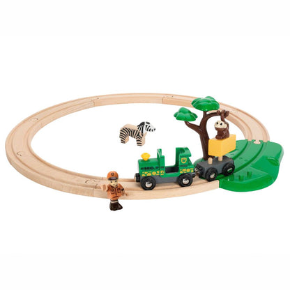 BRIO 17pc Safari Railway Set