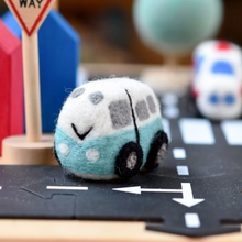 Load image into Gallery viewer, Tara Treasures Felt Camper Van Toy
