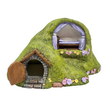 Load image into Gallery viewer, Fairy Garden Turf House with Day Bed Alcove &amp; Opening Door
