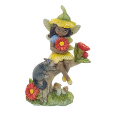 Load image into Gallery viewer, Fairy Garden Gum Blossom Fairy with Possum
