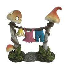 Load image into Gallery viewer, Fairy Garden Mushroom Clothesline
