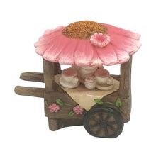 Load image into Gallery viewer, Fairy Garden Flower Tea Cart
