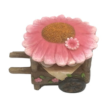 Load image into Gallery viewer, Fairy Garden Flower Tea Cart
