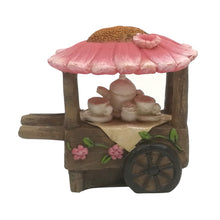 Load image into Gallery viewer, Fairy Garden Flower Tea Cart
