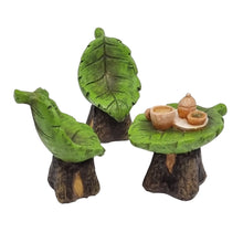 Load image into Gallery viewer, Fairy Garden Leaf Furniture Set
