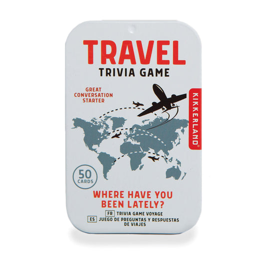 Kikkerland Travel Trivia Tin ** FINAL SALE **