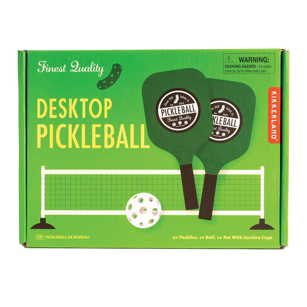 Kikkerland Desktop Pickleball Green - Paddle