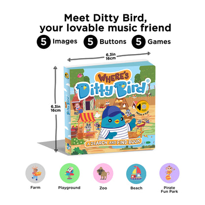 Ditty Bird Where's Ditty Bird? (Rechargeable)
