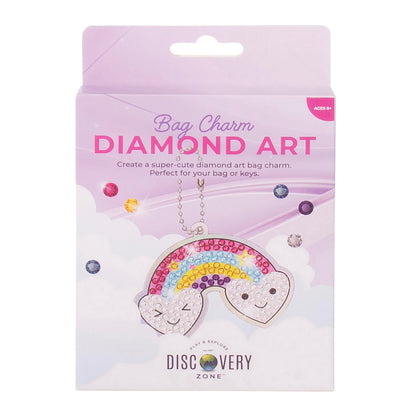 Discovery Zone Acrylic Diamond Art Bag Charm (Assorted)