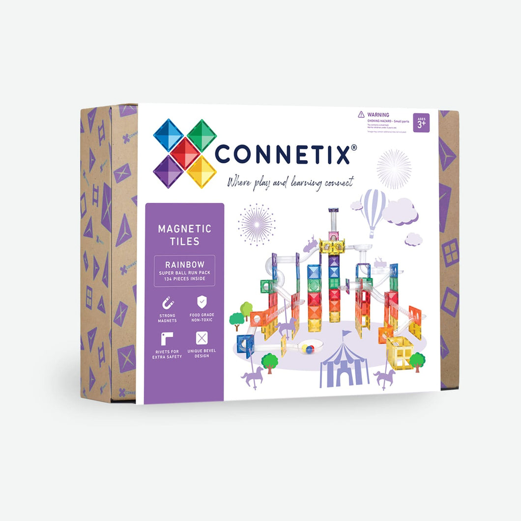 Connetix 134pc Super Ball Run Pack