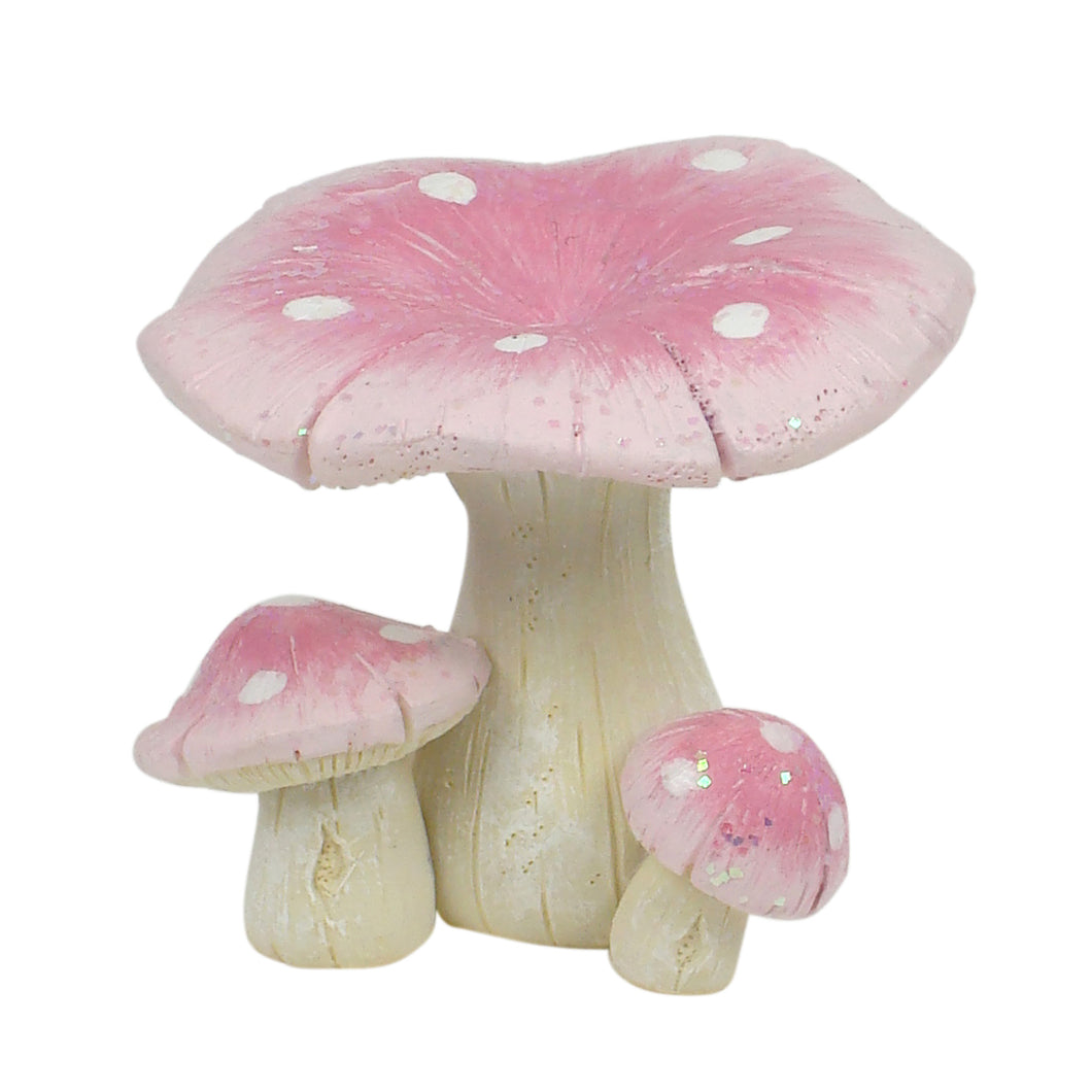 Fairy Garden 5cm Glitter Mushrooms (Assorted)