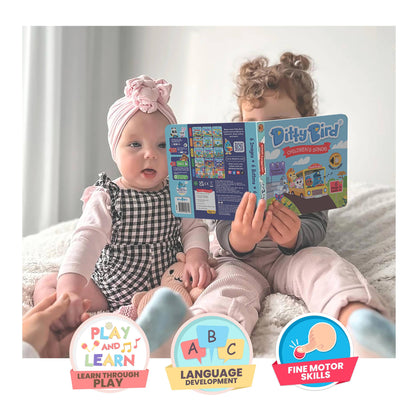 Ditty Bird Children's Songs Board Book (Rechargeable)