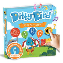 Load image into Gallery viewer, Ditty Bird Fun Alphabet Board Book (Rechargeable)
