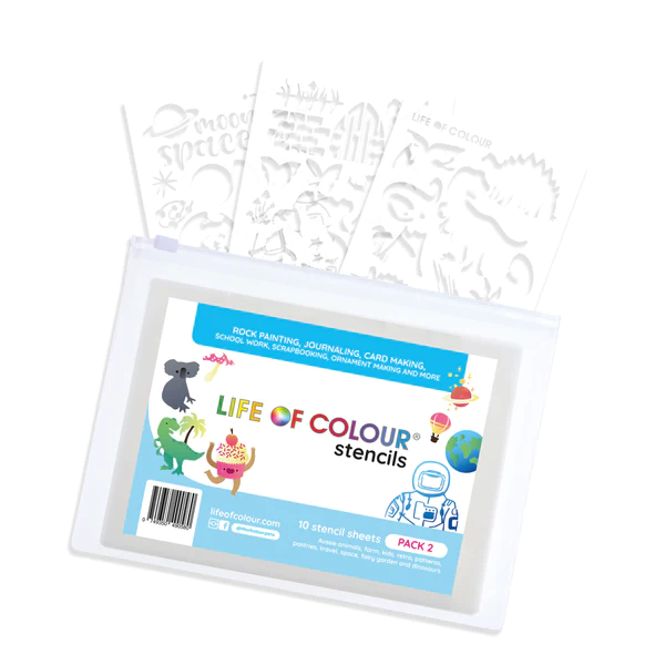 Life of Colour Stencil Pack (Assorted) ** FINAL SALE **