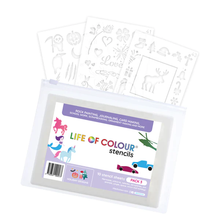 Load image into Gallery viewer, Life of Colour Stencil Pack (Assorted)
