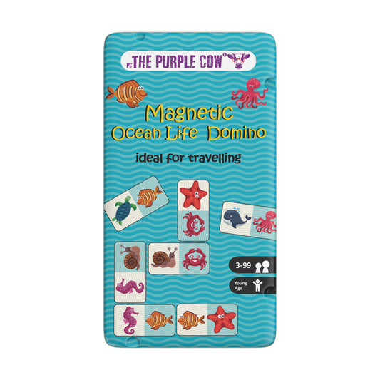 The Purple Cow Magnetic Ocean Life Domino