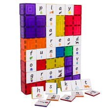 Load image into Gallery viewer, Learn &amp; Grow Magnetic Tile Topper: 40pc Alphabet Lower Case Pack
