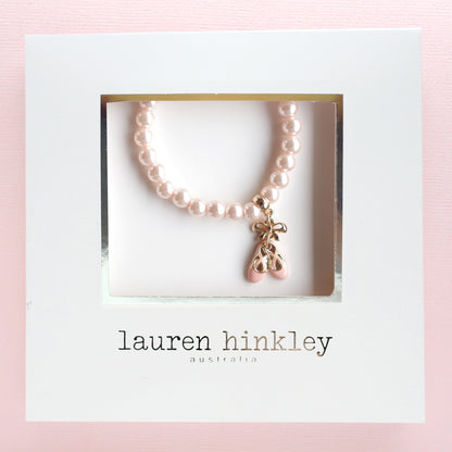 Lauren Hinkley Ballet Slippers Pearl Bracelet