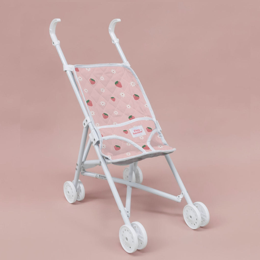 Tiny Harlow Doll's Stroller Strawberry Picnic