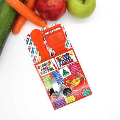Safety Food Kutter & Safety Peeler Twin Pack (assorted)