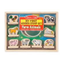 Load image into Gallery viewer, Melissa &amp; Doug My First Stamp Set: Farm Animals
