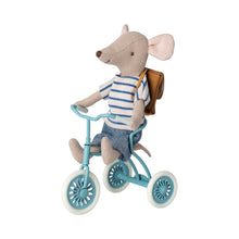 Load image into Gallery viewer, Maileg Tricycle Mouse Big Brother with Bag
