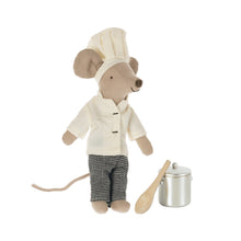 Load image into Gallery viewer, Maileg Chef Mouse With Pot And Spoon
